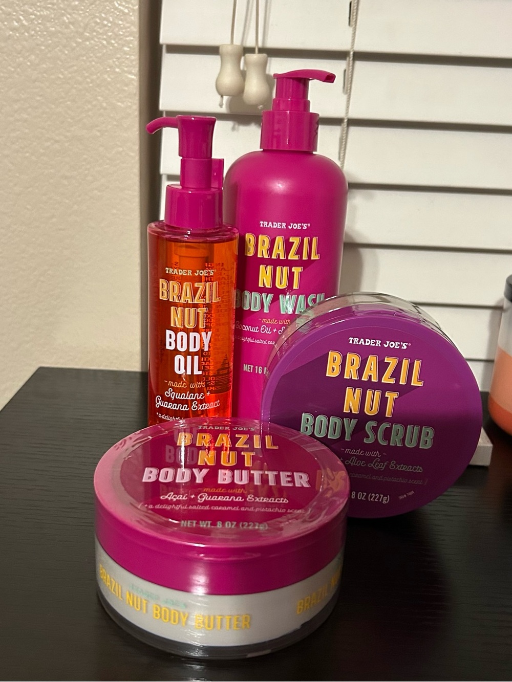 Brazil Nut Bath & Body Set - Pink